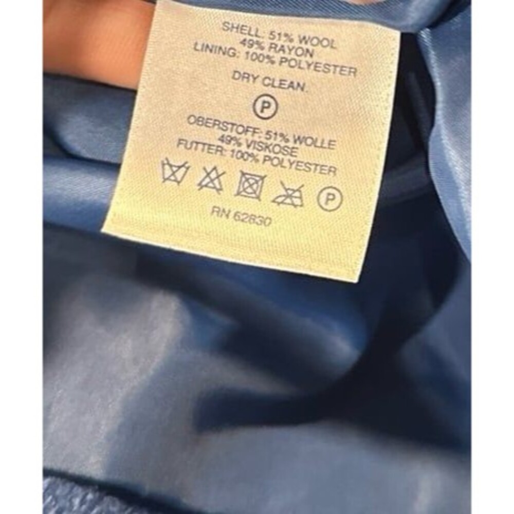 Lands End Wool Blend Zippered Coat - Picture 4 of 4